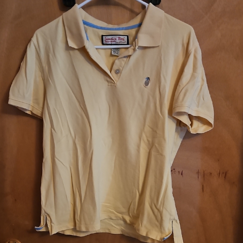Women's Polo in Soft Yellow - Picture 1 of 4